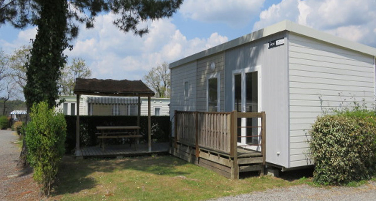 location mobil home terrasse 4 places