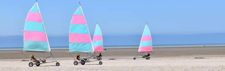 Char à voile dans le Morbihan