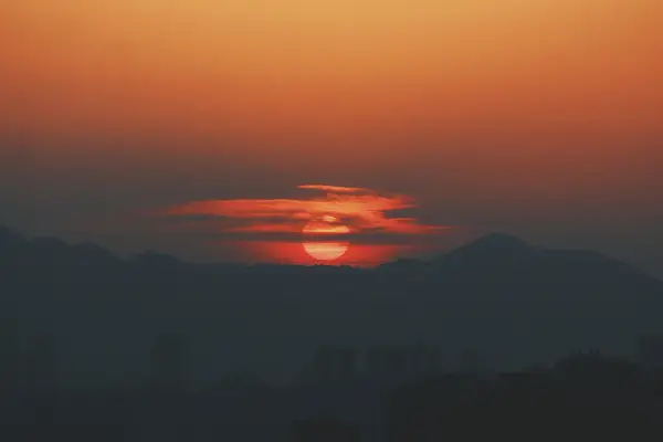 le coucher de soleil dans le Morbihan